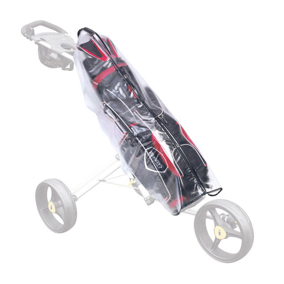 Clear Rain Cape with Zip Black