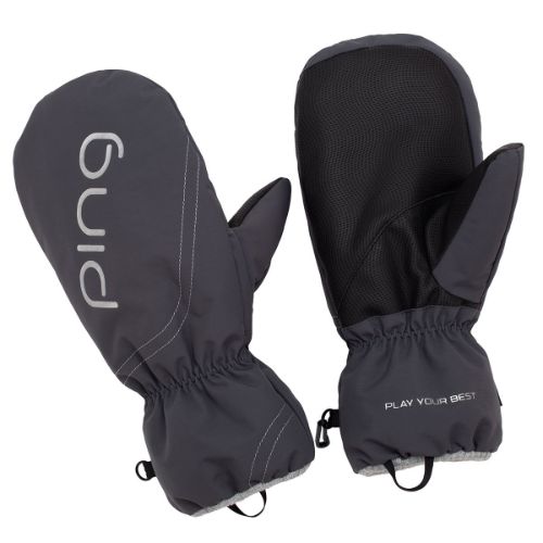 Ladies Cart Mittens One Size Grey Silver