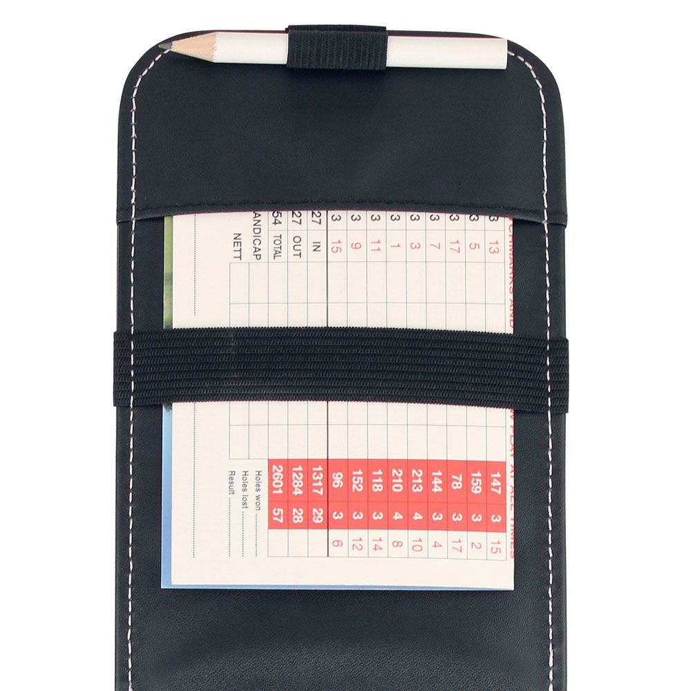 Premium Leatherette Scorecard Holder