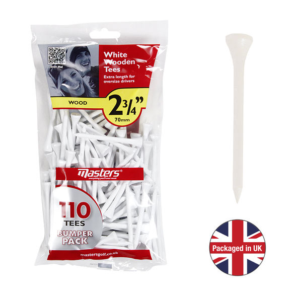 Wood Tees 2 3/4 Bumpa Bag White Bag 110