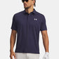 UA Playoff 3.0 Printed Polo Navy Blue