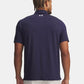UA Playoff 3.0 Printed Polo Navy Blue
