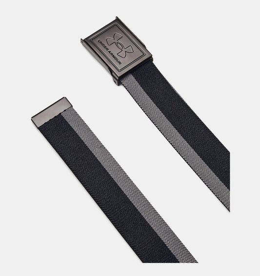 UA Reversible Webbing Belt Black/Grey
