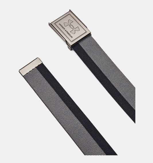 UA Reversible Webbing Belt Grey/Black