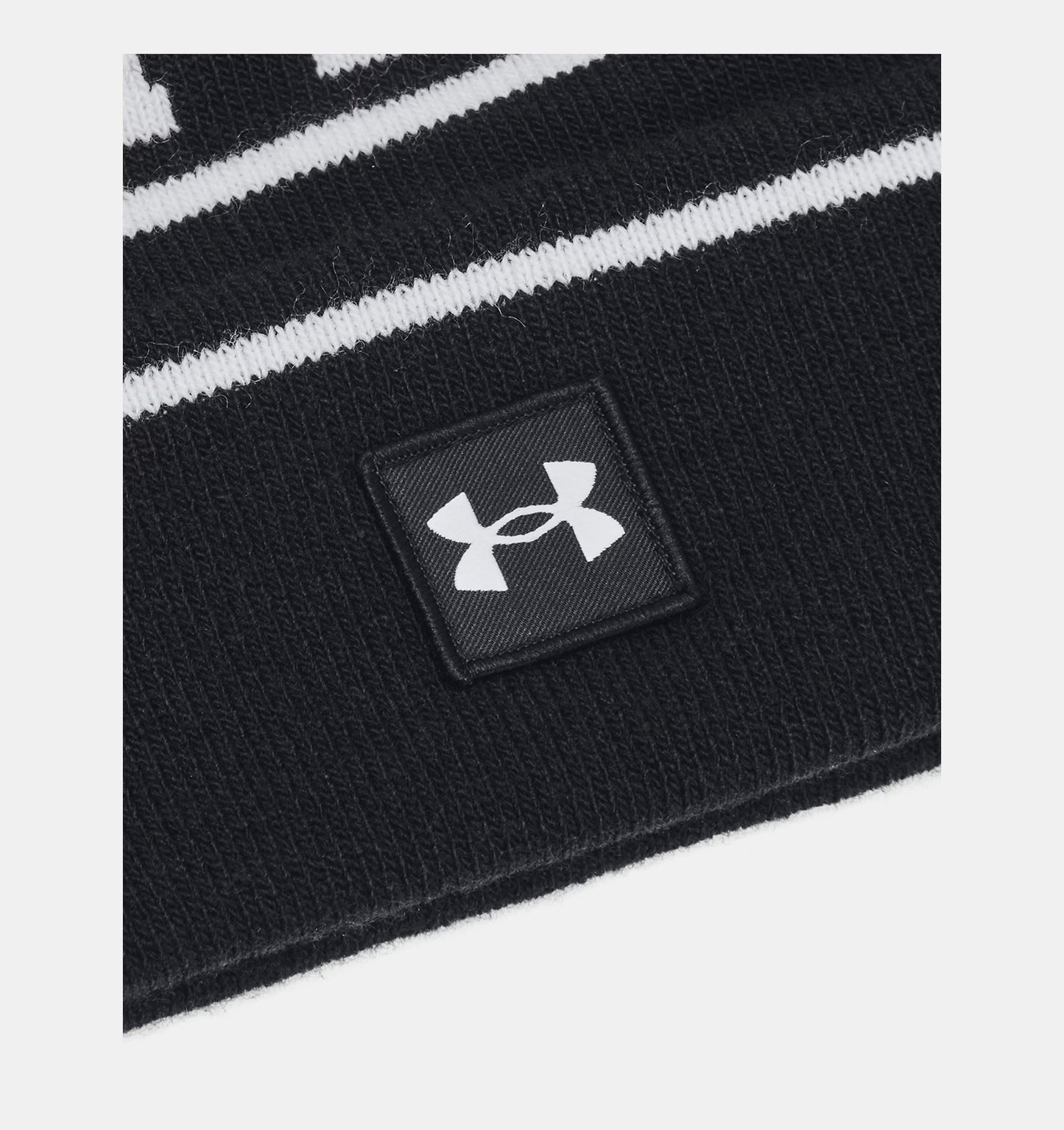 UA Halftime Pom Beanie Black/White
