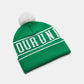 Halftime Pom Beanie Green
