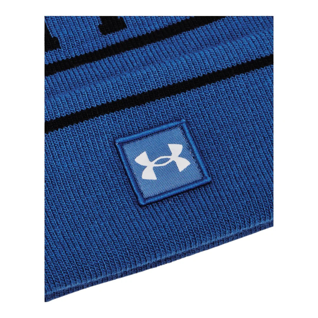 Halftime Pom Beanie Blue/Black