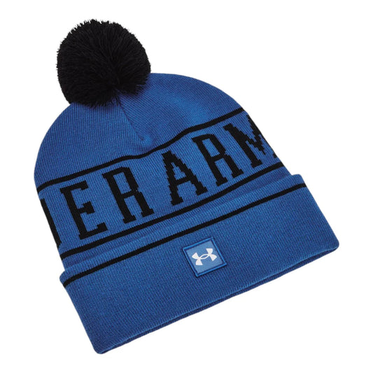 Halftime Pom Beanie Blue/Black