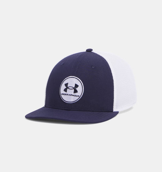Drive Mid Iso-Chill Stretch Fit Cap Navy/White