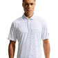 Nike Dri-FIT Par 5 Shoe Print Golf Polo Shirt - White/Blue