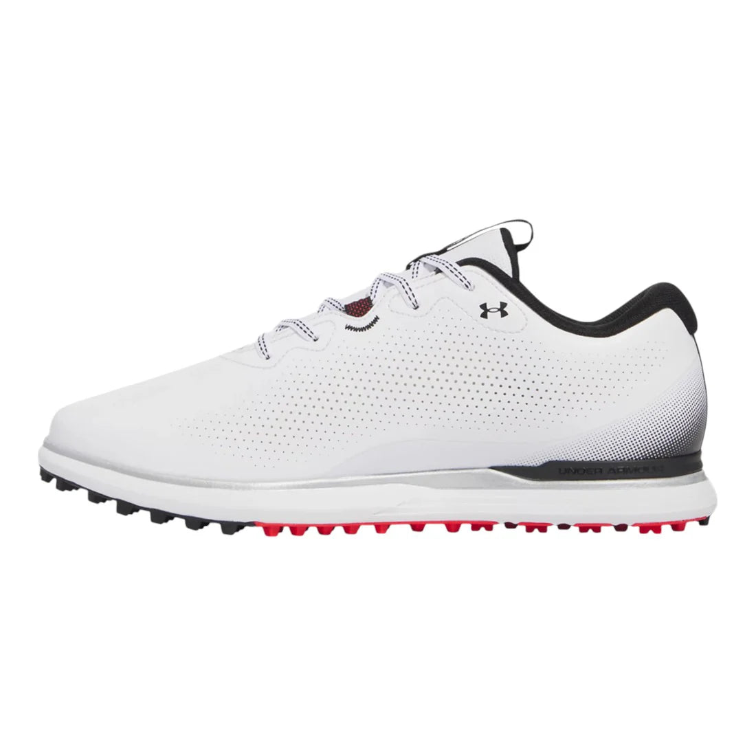 UA Glide 2 SL Waterproof Spikeless Golf Shoes - White