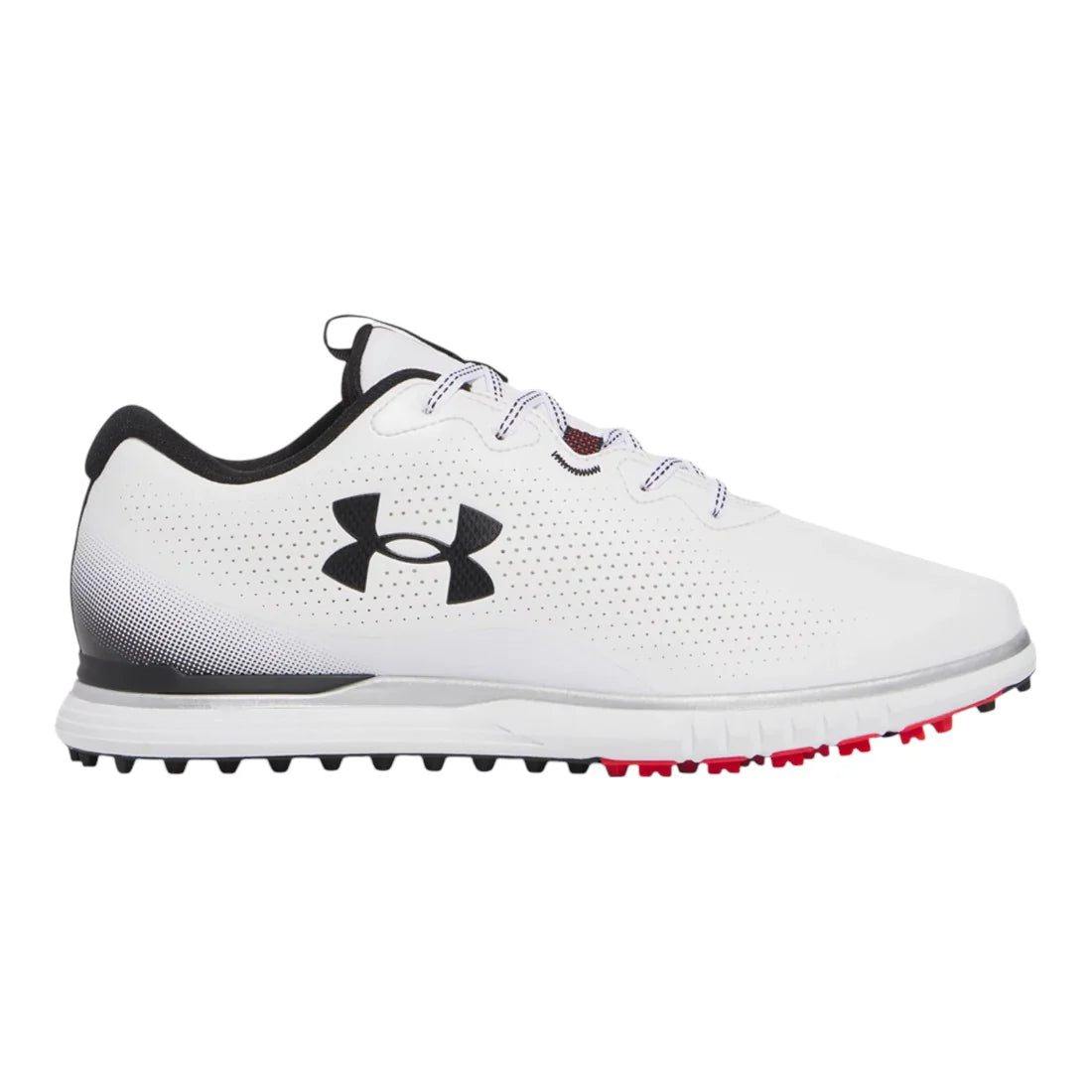 UA Glide 2 SL Waterproof Spikeless Golf Shoes - White