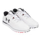 UA Glide 2 SL Waterproof Spikeless Golf Shoes - White