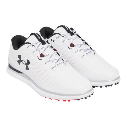 UA Glide 2 SL Waterproof Spikeless Golf Shoes - White