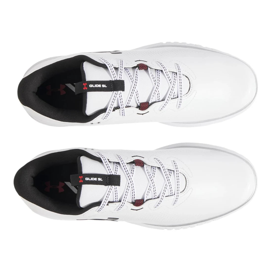 UA Glide 2 SL Waterproof Spikeless Golf Shoes - White