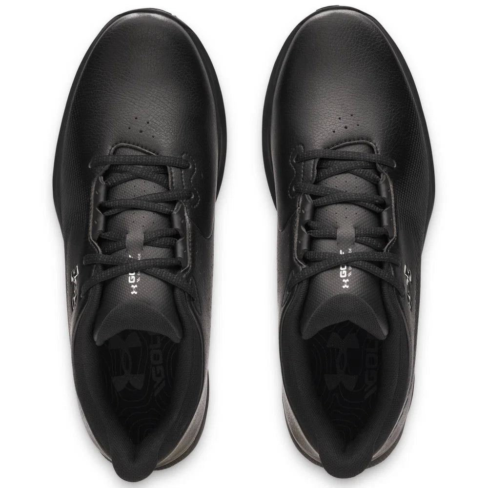 UA Drive Fade Waterproof Spiked Golf Shoes - Black