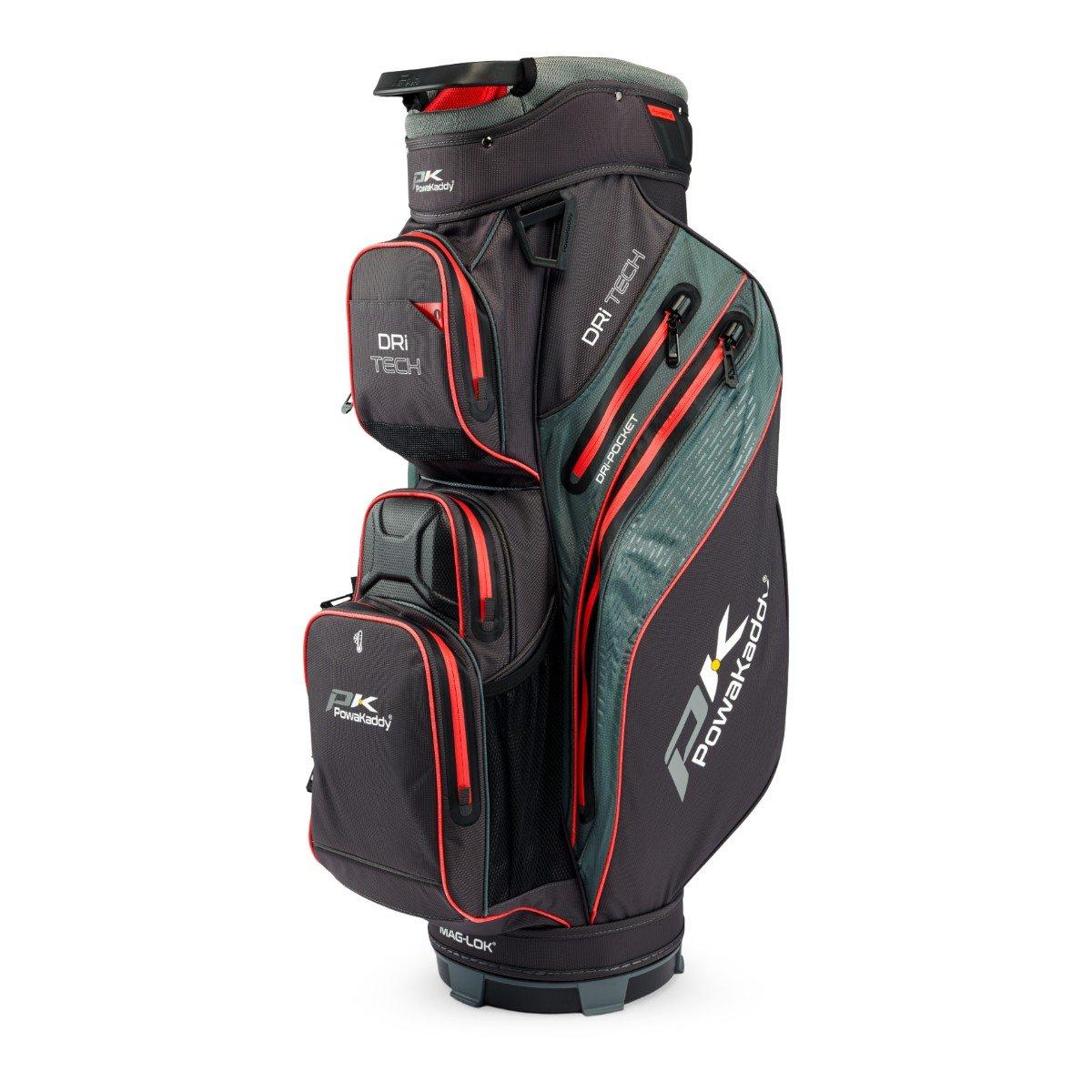 PowaKaddy DRI-TECH Golf Cart Bag - Black / Red