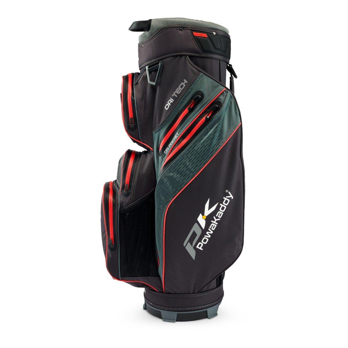 PowaKaddy DRI-TECH Golf Cart Bag - Black / Red