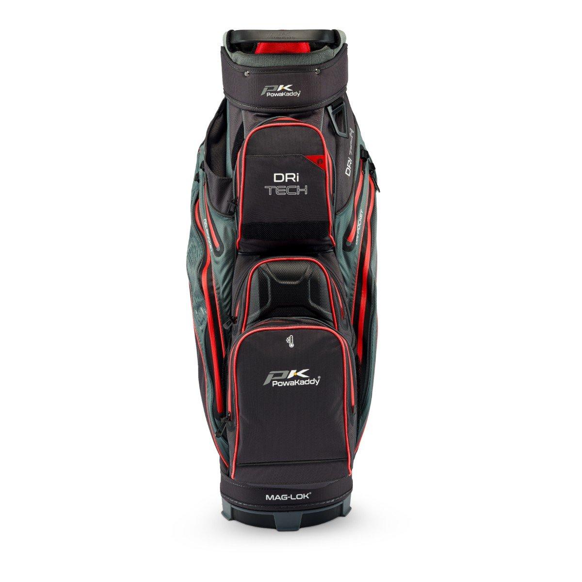 PowaKaddy DRI-TECH Golf Cart Bag - Black / Red
