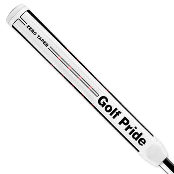 Zero Taper Putter Grip - Straight Medium - White/Black