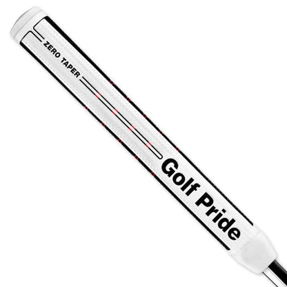 Zero Taper Putter Grip - Straight Medium - White/Black