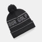 Drive Pom Beanie Black/Castlerock grey