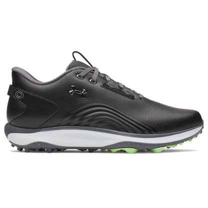 UA Drive Fade 2 Waterproof Spikeless Golf Shoes - Black / Black / Metallic Gun Metal