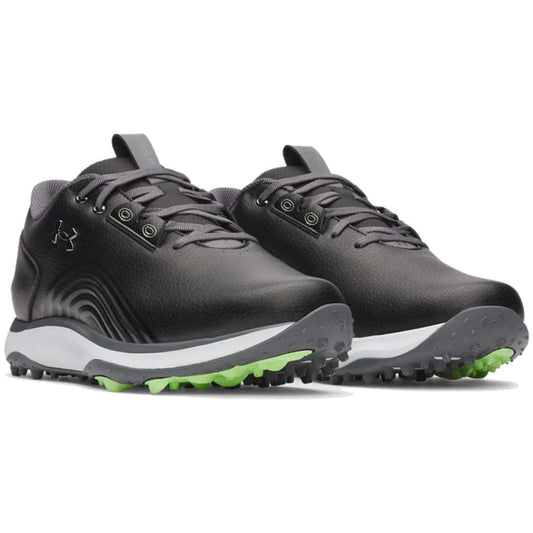 UA Drive Fade 2 Waterproof Spikeless Golf Shoes - Black / Black / Metallic Gun Metal