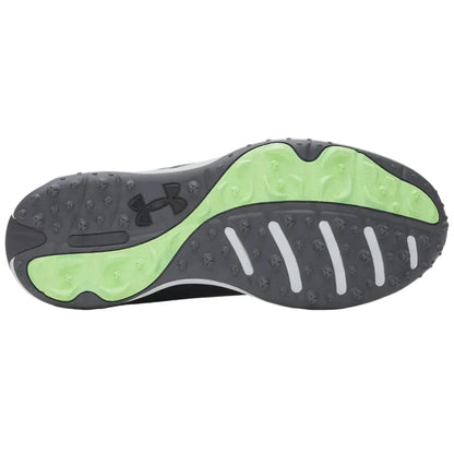 UA Drive Fade 2 Waterproof Spikeless Golf Shoes - Black / Black / Metallic Gun Metal
