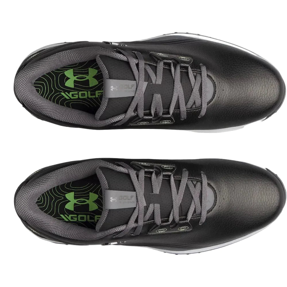 UA Drive Fade 2 Waterproof Spikeless Golf Shoes - Black / Black / Metallic Gun Metal