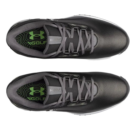 UA Drive Fade 2 Waterproof Spikeless Golf Shoes - Black / Black / Metallic Gun Metal