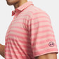 UA ArmourDry Stripe Polo Pink Stripe