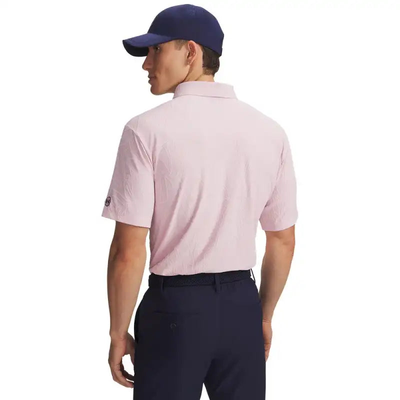 UA ArmourDry Jacquard Polo 6009737 Pink