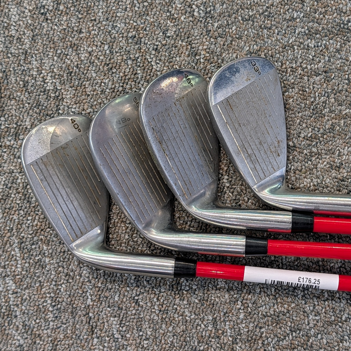 Mkids Red Half Set + Driver, Hy & SW