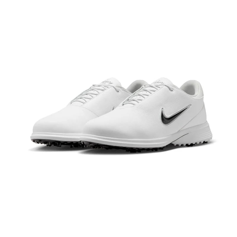 Nike Victory Tour 4 Waterproof Spiked Golf Shoes - White / Black