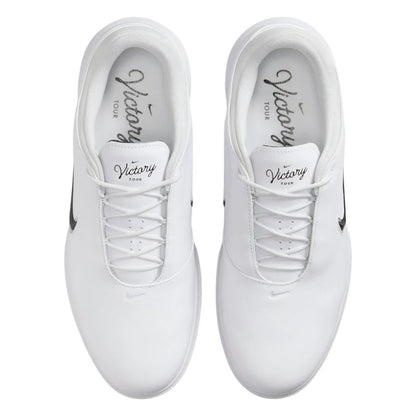 Nike Victory Tour 4 Waterproof Spiked Golf Shoes - White / Black
