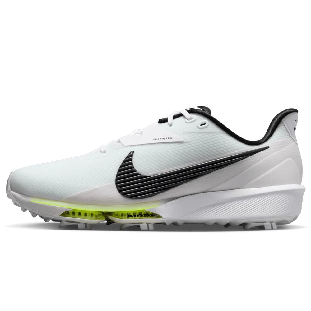 Nike Next% Tour 3 Waterproof Spiked Golf Shoe - White / Black / Phantom