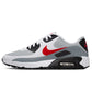 Nike Air Max 90 G Waterproof Spikeless Golf Shoes - White / Fire Red / Light Smoke Grey