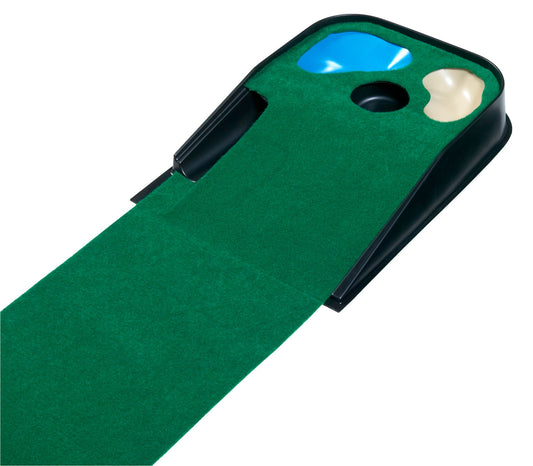 Auto Return Putting Mat With Hazards