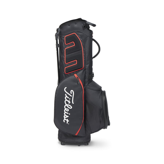Players 5 Stand bag Black/Black/Red