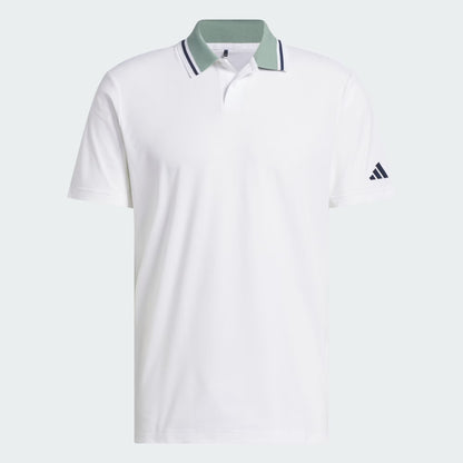 adidas Beyond Twistknit Golf Polo Shirt - White