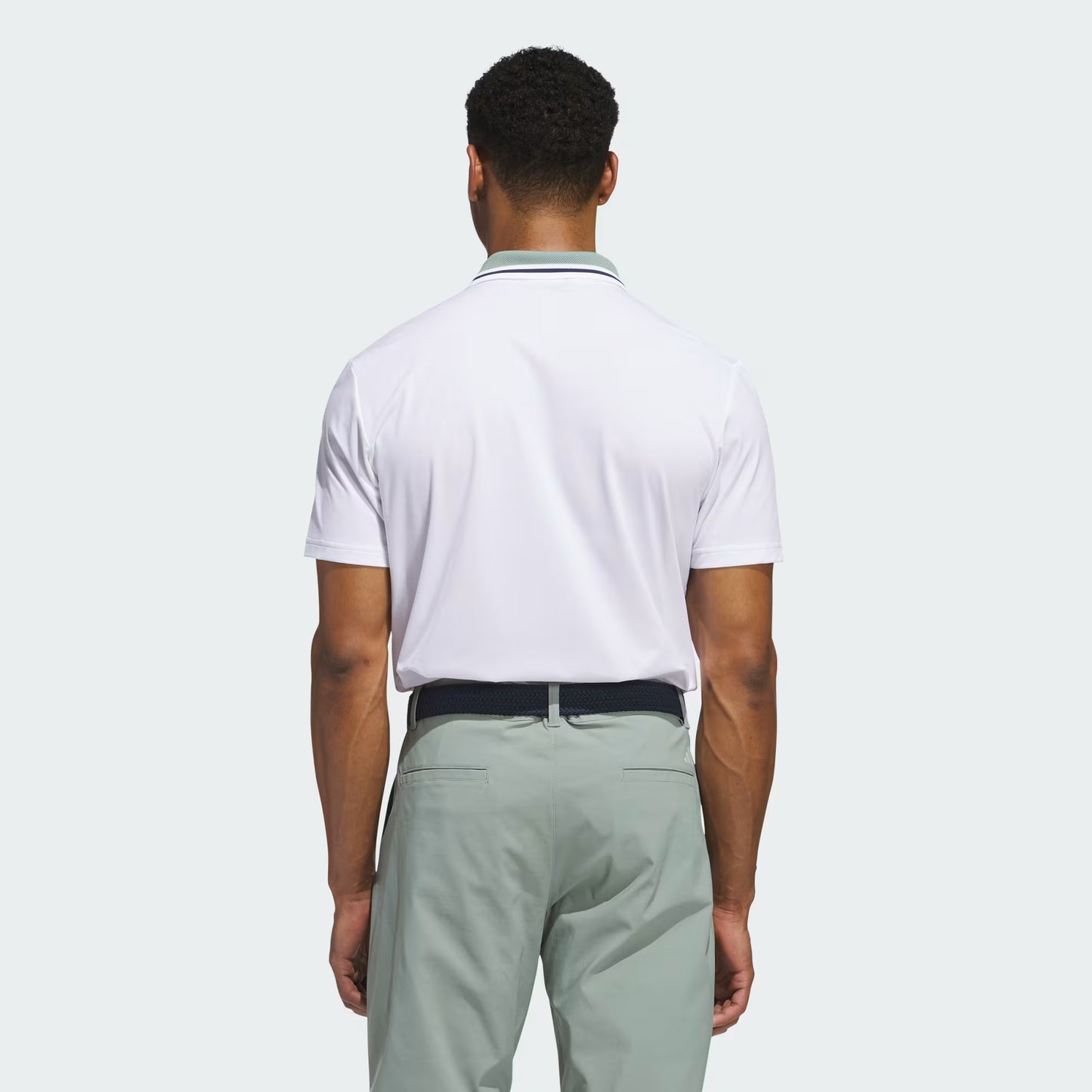 adidas Beyond Twistknit Golf Polo Shirt - White
