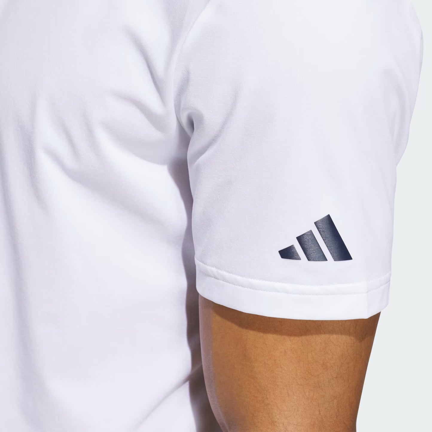 adidas Beyond Twistknit Golf Polo Shirt - White