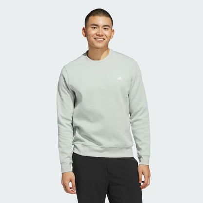 adidas Core Crew Golf Sweatshirt - Wonder Silver