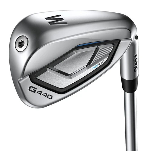 Ping G440 Irons, 5-PW + UW + 52 +56, AWT Reg Black Dot