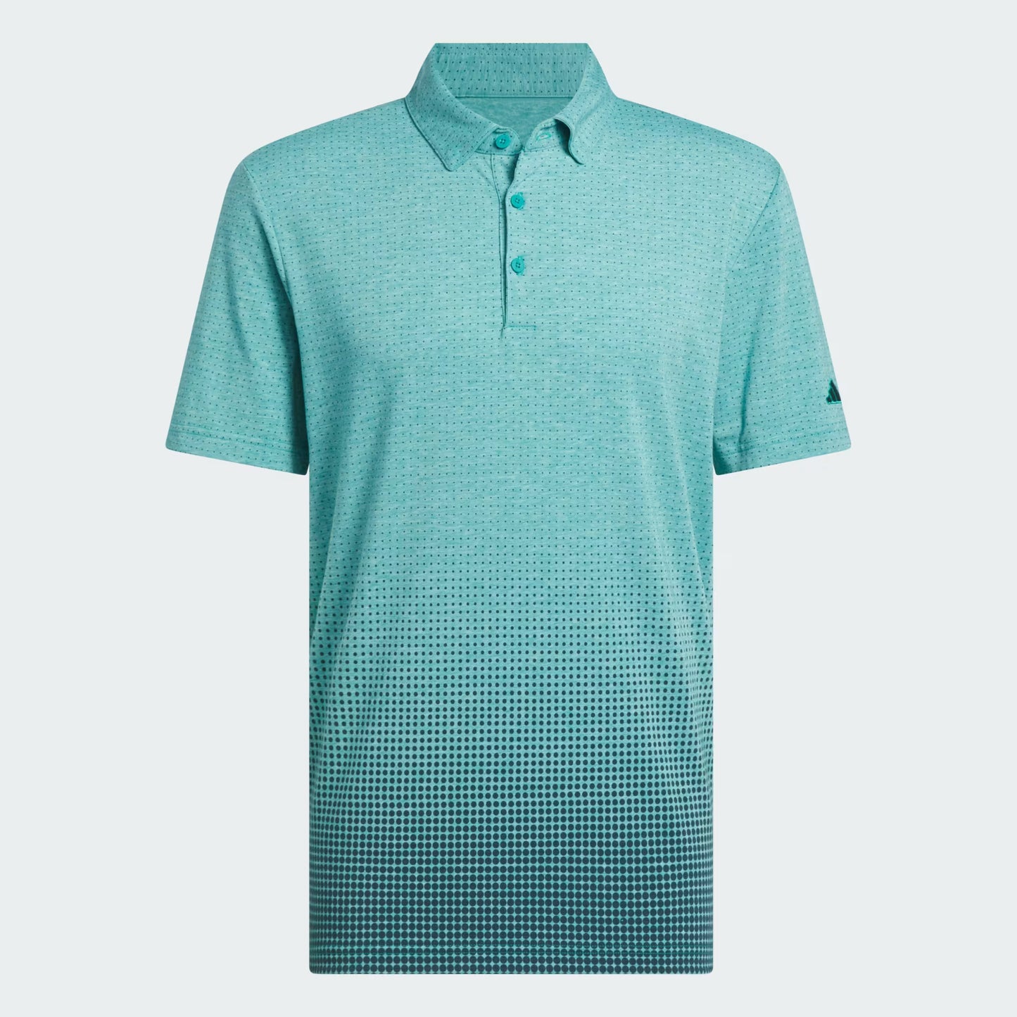 adidas Go-To Rise Print Golf Polo Shirt - Green