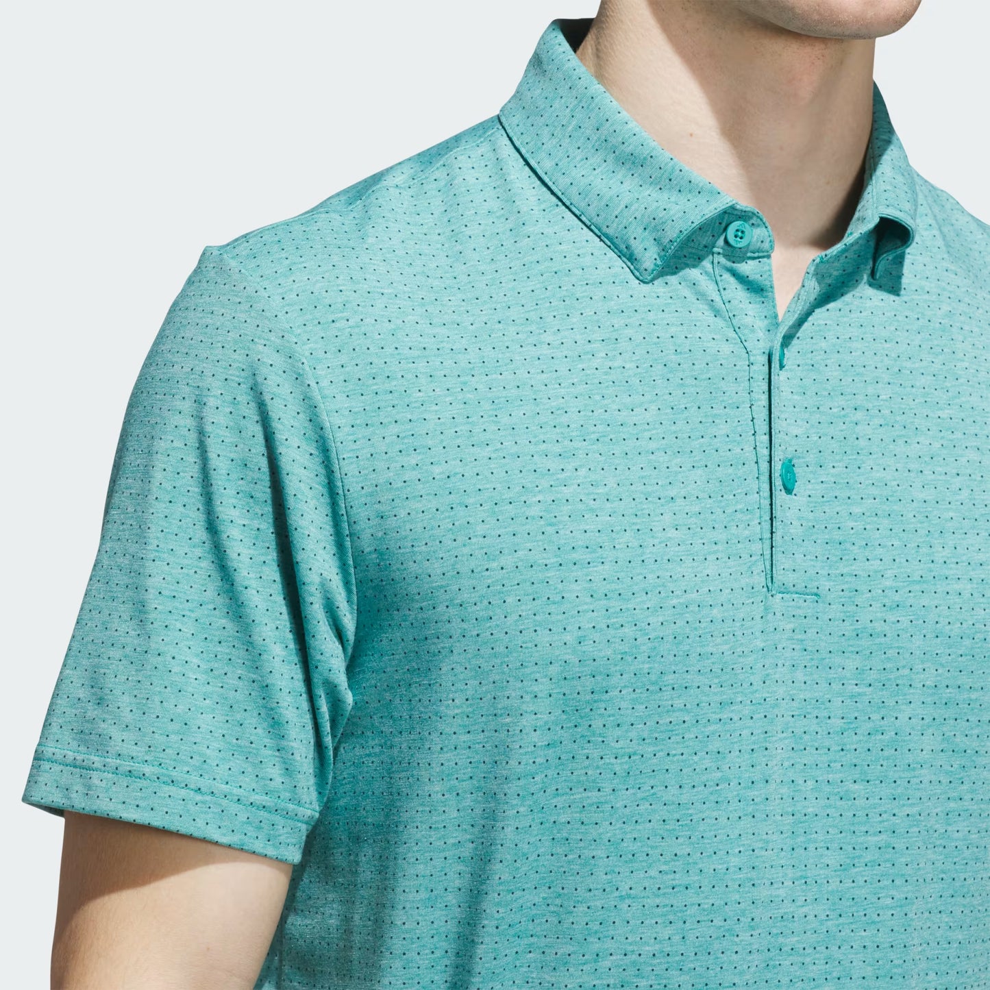 adidas Go-To Rise Print Golf Polo Shirt - Green