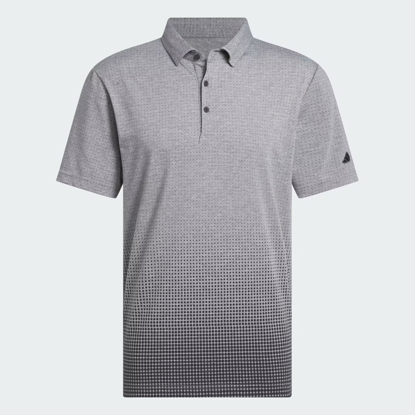 adidas Go-To Rise Print Golf Polo Shirt - Carbon