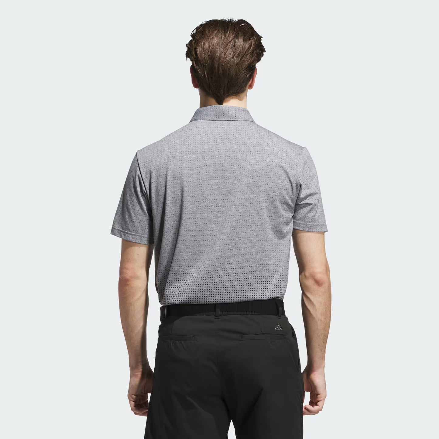adidas Go-To Rise Print Golf Polo Shirt - Carbon