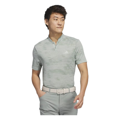 adidas Ultimate365 Sport Collar Golf Polo Shirt - Silver Green